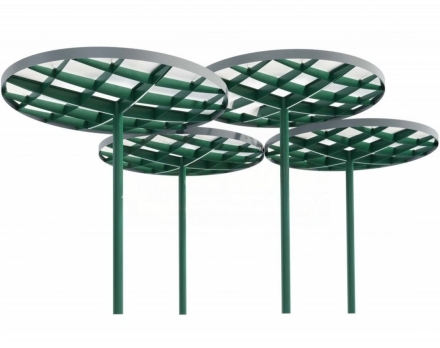 Теневой навес Амбрелла 3, с цветным поликарбонатом, высота 3,0 м, фото 3