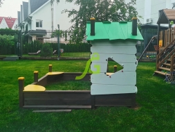 Детская песочница IgraGrad с крышей (мод.2), фото 5