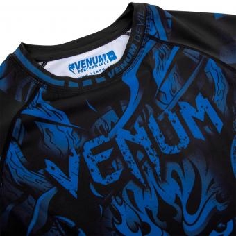 Рашгард Venum Devil Navy Blue/Black L/S, фото 2