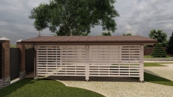 Навес для машин ФОРТ Премиум комплектация, фото 5