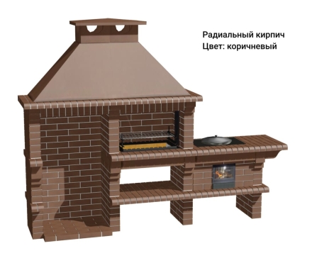 Печь Аристократ 824 Прямоугольный кирпич микс коричневого с желтым, фото 10