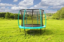 Батут с защитной сеткой (лестница в комплекте) Diamond Fitness Black Edition 8ft (244 см) Батут с защитной сеткой (лестница в комплекте) Diamond Fitness Black Edition 8ft (244 см)