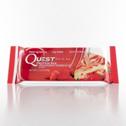Батончик Quest Nutrition Quest Protein Bar StrawBerry CheeseCake (Клубничный чизкейк), 12 шт, фото 2