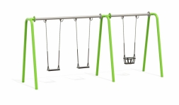 Качели Н24.043006 металлические для детской площадки, фото 1