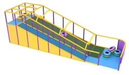 Тюбинговая горка Павлин, фото 1