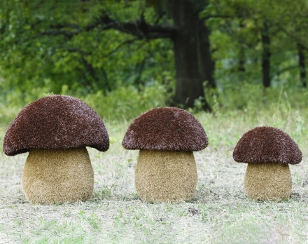 Топиари гриб Подосиновик, h=50 см - газон Eco, фото 7