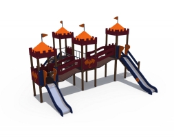 Детский игровой комплекс Империя Замок Н-1500 и Н-900 ДИО 02040, фото 1