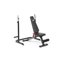 Скамья тренировочная Adidas с рамой для приседаний ADBE-10345 , фото 1