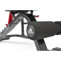 Скамья тренировочная Adidas с рамой для приседаний ADBE-10345 , фото 4