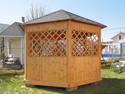 Шестигранная беседка ОДУВАНЧИК, фото 6 Шестигранная беседка ОДУВАНЧИК, фото 6