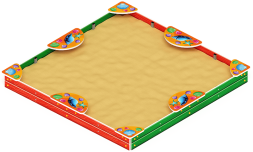 Песочница макси (Ракушки) - ИО 5.01.04-01, фото 2