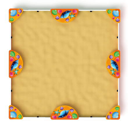 Песочница макси (Ракушки) - ИО 5.01.04-01, фото 3