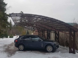 Консольный навес для автомобилей, фото 1