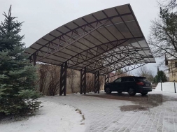 Консольный навес для автомобилей, фото 3