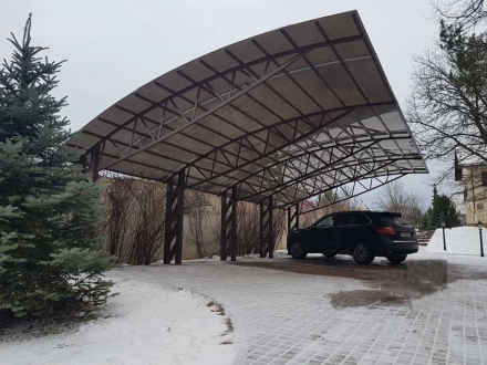 Консольный навес для автомобилей, фото 3