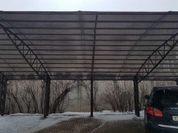 Консольный навес для автомобилей, фото 4