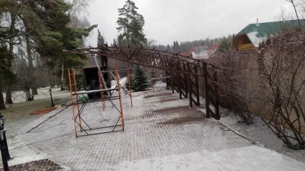 Консольный навес для автомобилей, фото 6