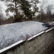 Консольный навес для автомобилей