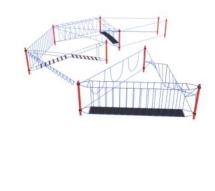 Конструкция для лазания серия "ПУТЕШЕСТВИЕ" ГРУППА ПРЕПЯТСТВИЙ ИК-051 Конструкция для лазания серия "ПУТЕШЕСТВИЕ" ГРУППА ПРЕПЯТСТВИЙ ИК-051