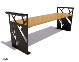 Скамейка уличная Березка, Сосна 1,8 м, фото 2 Скамейка уличная Березка, Сосна 1,8 м, фото 2