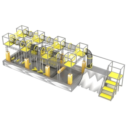 Ниндзя-парк "Спринт" 78 м.кв. (15x5,2x4,2 м), фото 1
