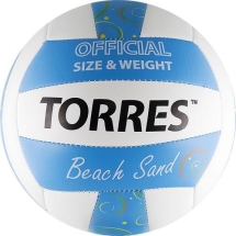 Мяч волейбольный любительский для пляжного волейбола &quot;TORRES Beach Sand Blue&quot;, размер 5