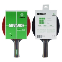 Ракетка для н/т TORRES Advance, арт.TT0004, для любителей, накладка 1,8 мм, конич. ручка