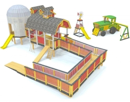 Игровой комплекс TORUDA WOOD Ферма, фото 1 Игровой комплекс TORUDA WOOD Ферма, фото 1