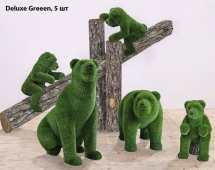 Топиари композиция Мишки на дереве, 3 шт - Deluxe Greeen