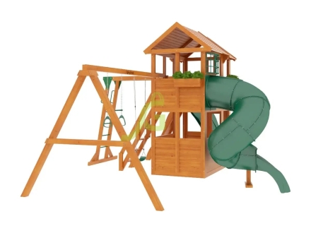 Детская площадка IgraGrad Клубный домик 2 с трубой и рукоходом, фото 4