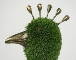 Топиари Павлин зеленый, композиция для клумбы - газон Eco, фото 4