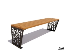 Банкетка Роща, Сосна 1,5 м Банкетка Роща, Сосна 1,5 м