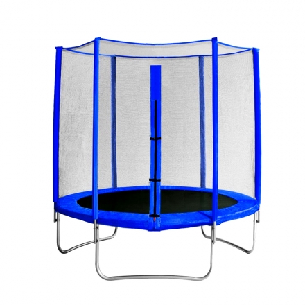 Батут с защитной сеткой &quot;Trampoline 10&quot; диаметр 3,0 м синий, фото 1