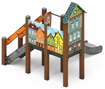 Горка с домиком - ИО 41.01.05-01 - (Город) H=900