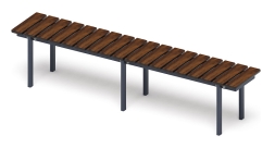 Скамья - МФ 42.01.15-02 (Дерево), фото 1