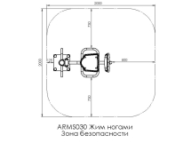 Жим ногами ARMS030