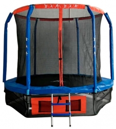 Батут DFC JUMP BASKET 10ft внутр.сетка, лестница (305cм), фото 1