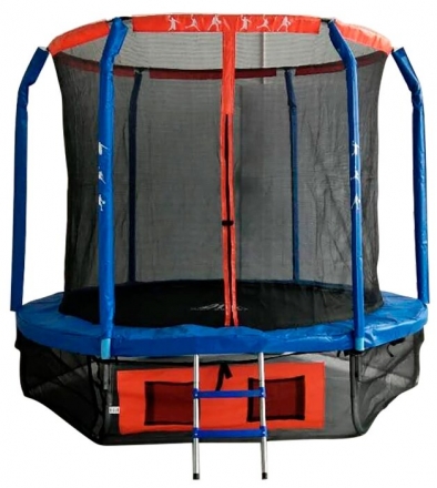 Батут DFC JUMP BASKET 10ft внутр.сетка, лестница (305cм), фото 1