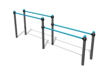 Брусья двойные, серия WorkOUT ФК010.02.11