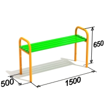 Лавочка детская для игровой площадки
