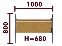 Скамейка детская Серый волк 26008 для игровой площадки 