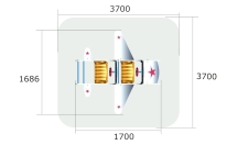 Игровой макет Самолет ИМ026 для детских площадок