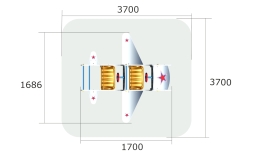 Игровой макет Самолет ИМ026 для детских площадок, фото 3 Игровой макет Самолет ИМ026 для детских площадок, фото 3