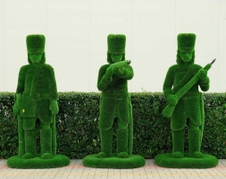 Топиари Гусар, ружье в руках - газон Deluxe, фото 10