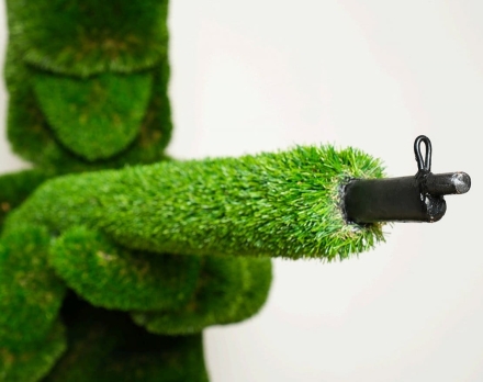 Топиари Гусар, ружье в руках - газон Deluxe, фото 7