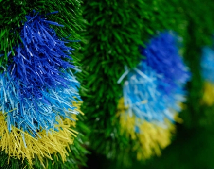 Топиари Павлин на вазоне греческом - газон Есо, фото 3