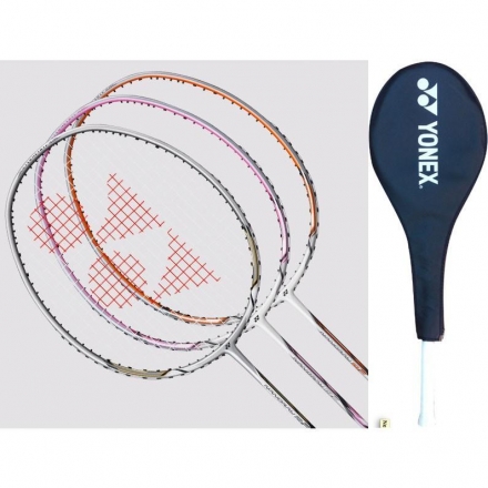 Ракетка бадминтонная Yonex Nanoray 10, графит. стержень, со струнами, мультиколор, фото 1