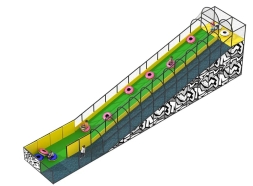 Тюбинговая горка Дракон