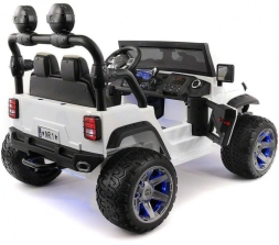 Электромобиль Jeep Wrangler White 2WD - SX1718-S, фото 5 Электромобиль Jeep Wrangler White 2WD - SX1718-S, фото 5
