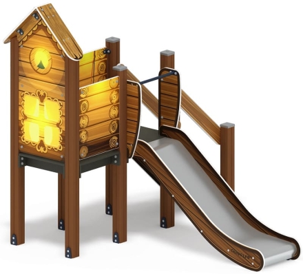 Горка с домиком - ИО 41.01.05-02 - (ЭКО) H=900, фото 1